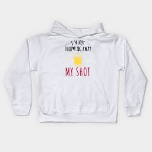 Hamilton I'm Not Throwing Away My Shot Kids Hoodie